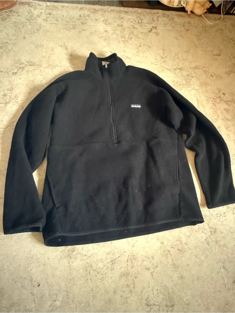 Patagonia Black Men's Half-Zip Fleece Pullover